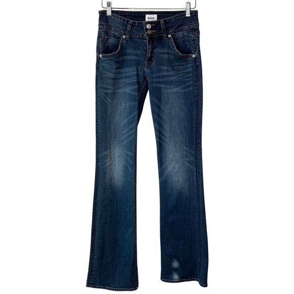 Hudson Signature Midrise Boot Cut Back Flap Jeans - Women’s US 26 - Picture 2 of 9
